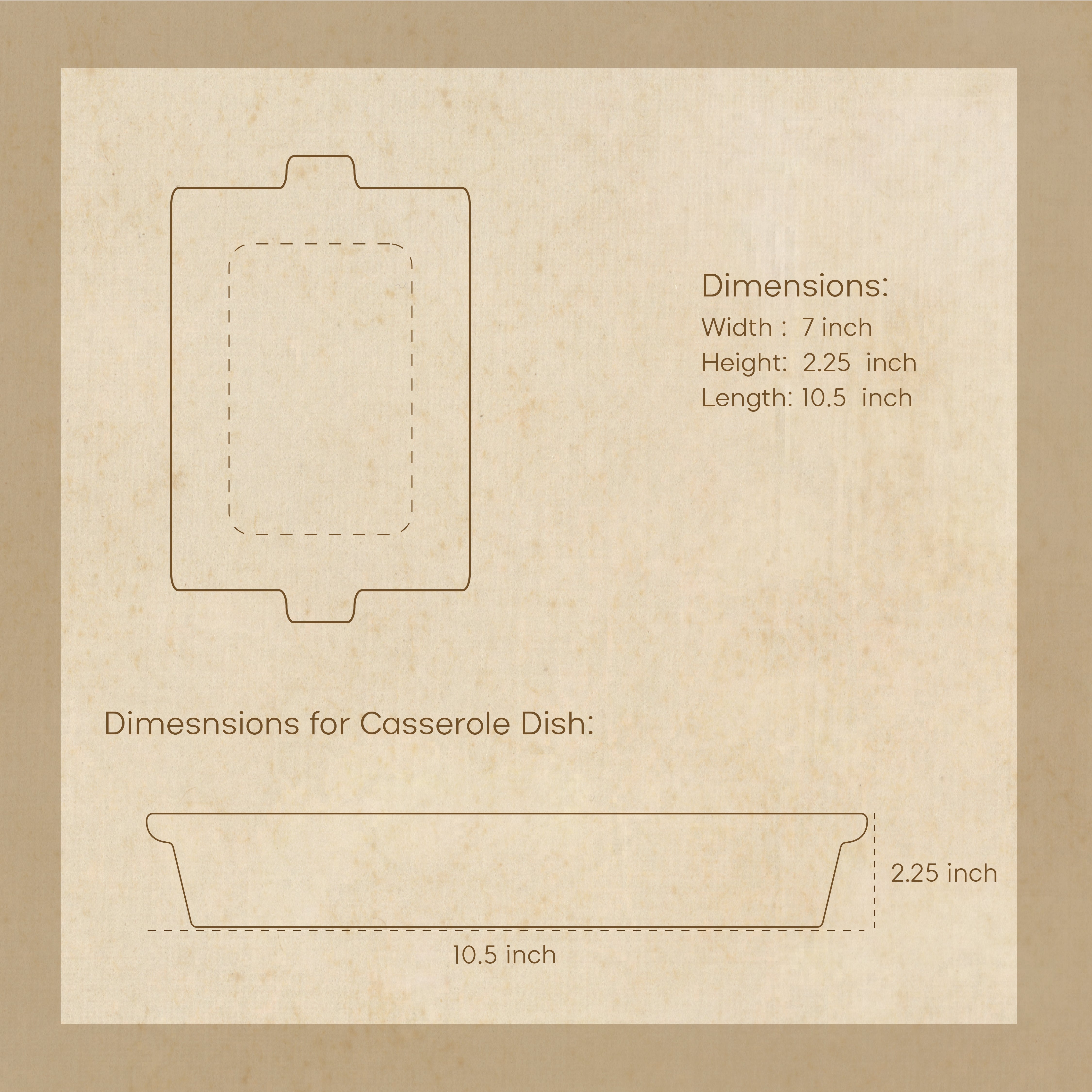 Casserole Serving Dish